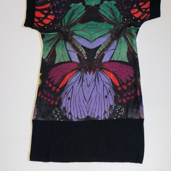 Desigual Charcoal Butterfly Dress - Women’s Size Small - Picture 6 of 11